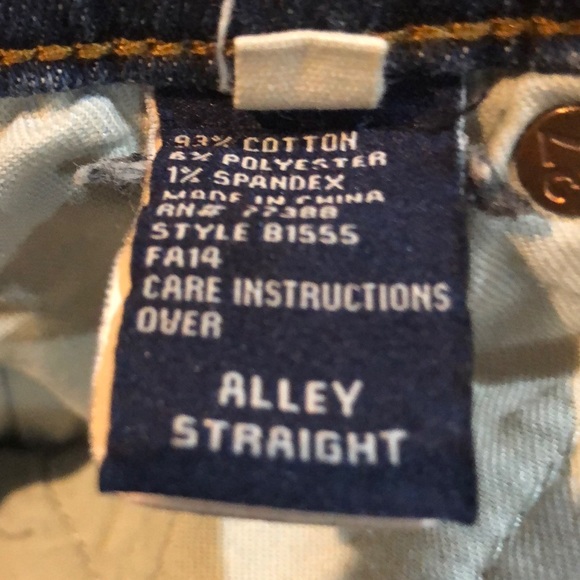 Madewell Alley Straight Jeans Size 26 - Picture 6 of 7